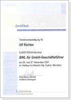 BWL f. GmbH Geschäftsführer